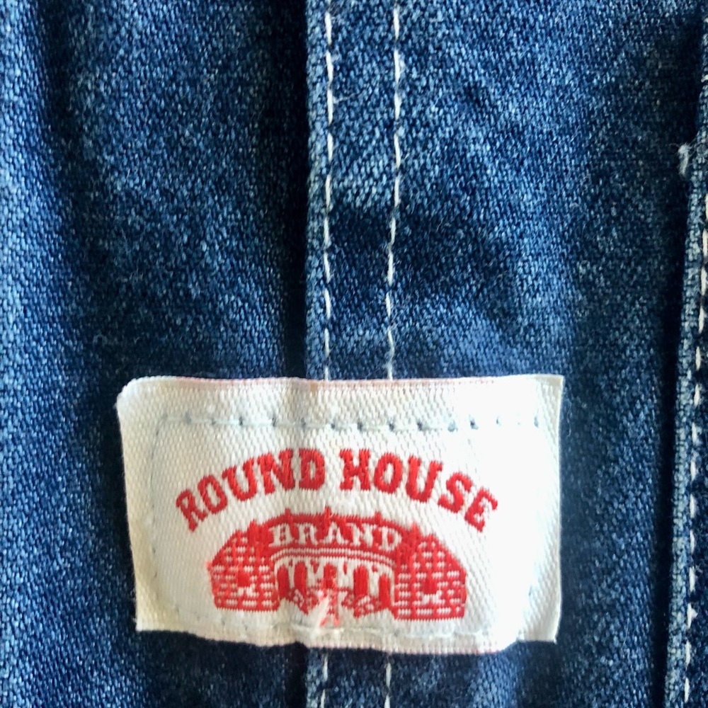 Round House Brand Denim Overalls - Size 48 x 30 (EUC) - Picture 3 of 9